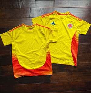 Adidas Colombia 2024 Home Soccer Jersey x2
